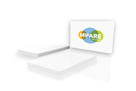 MIFARE Ultralight® C Blank White PVC Cards 